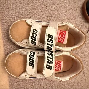 Golden Goose Kids Sneakers - White and Tan